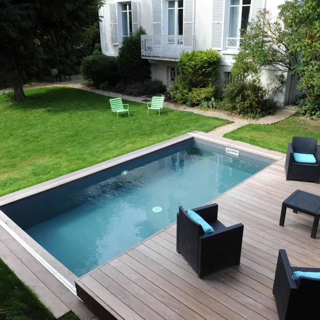 Раздвижная терраса для бассейна в Рязани