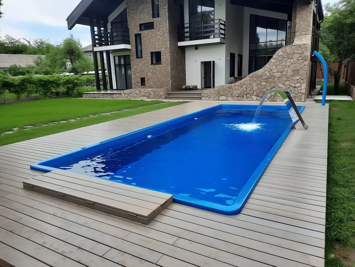 Композитный бассейн Laguna 9 — вид сверху в Рязани